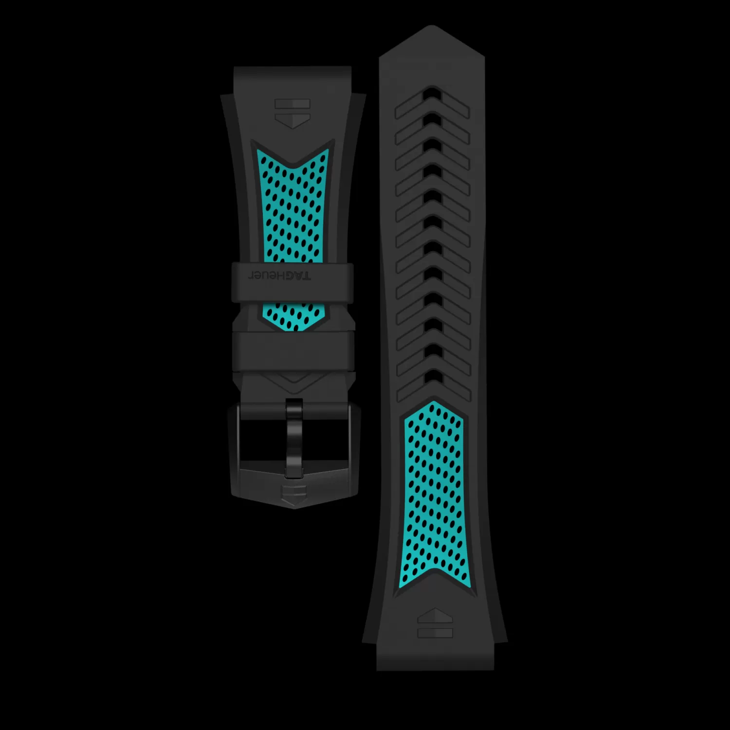 TAG Heuer Accesorios^Blue And Black Sport Strap Calibre E4 45 Mm