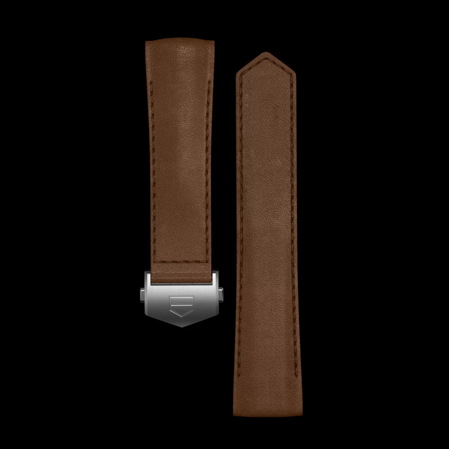 TAG Heuer Accesorios^Brown Leather Strap Calibre E4 42 Mm