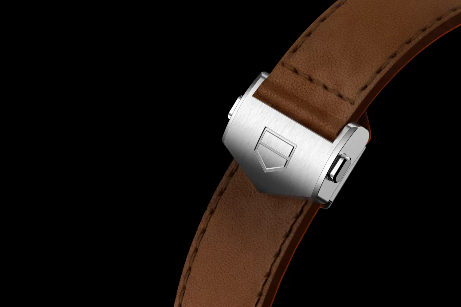 TAG Heuer Accesorios^Brown Leather Strap Calibre E4 42 Mm