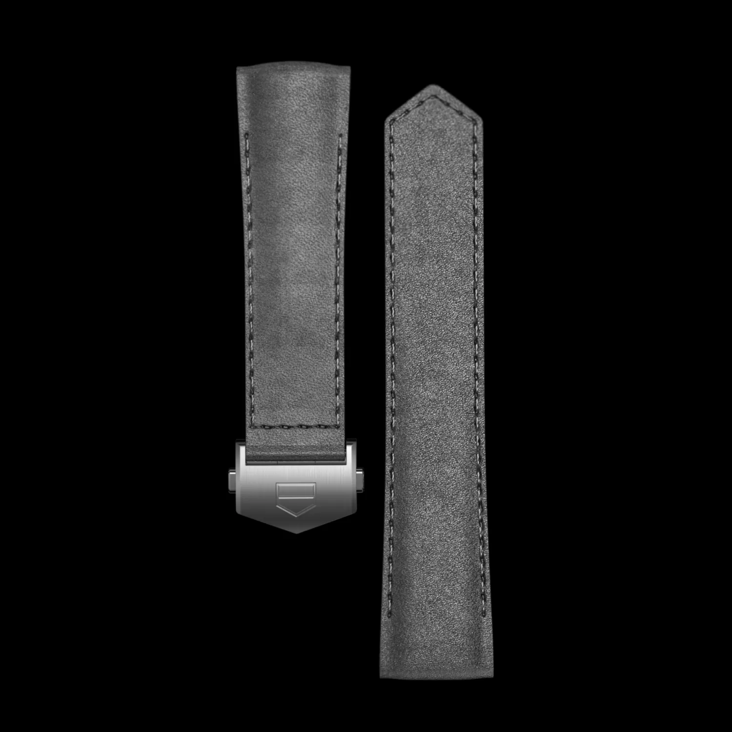 TAG Heuer Accesorios^Grey Leather Strap Calibre E4 42 Mm