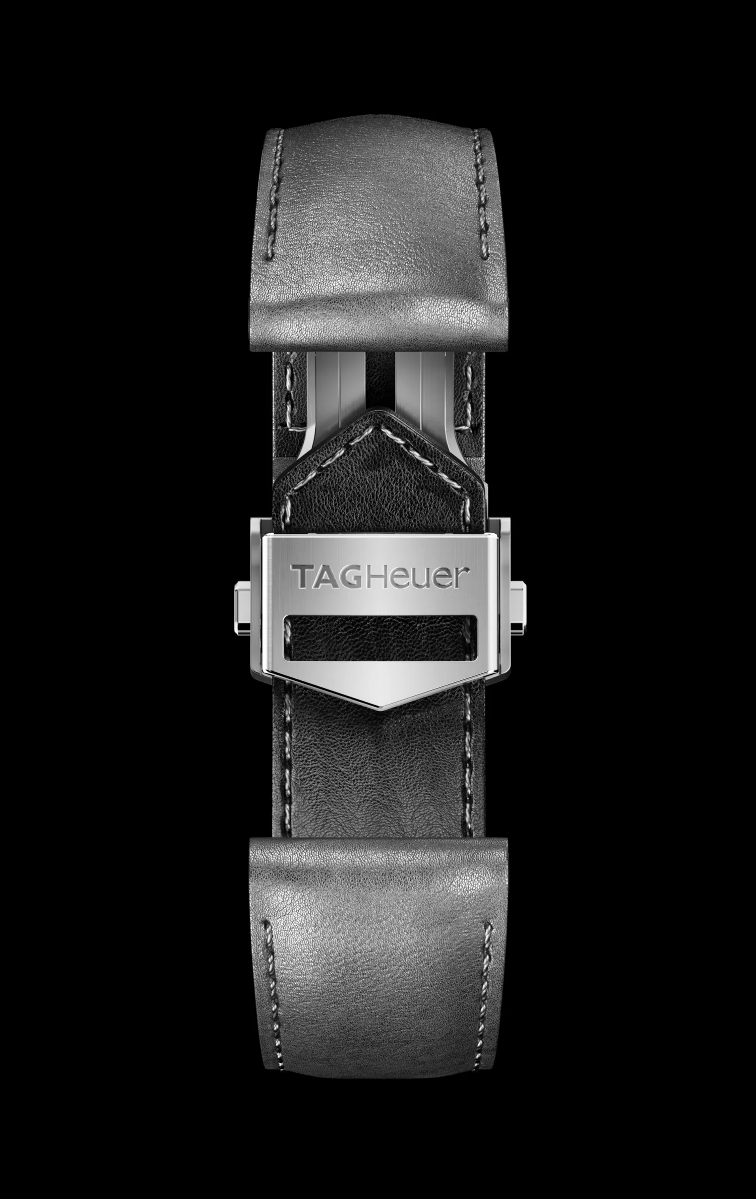 TAG Heuer Accesorios^Grey Leather Strap Calibre E4 42 Mm