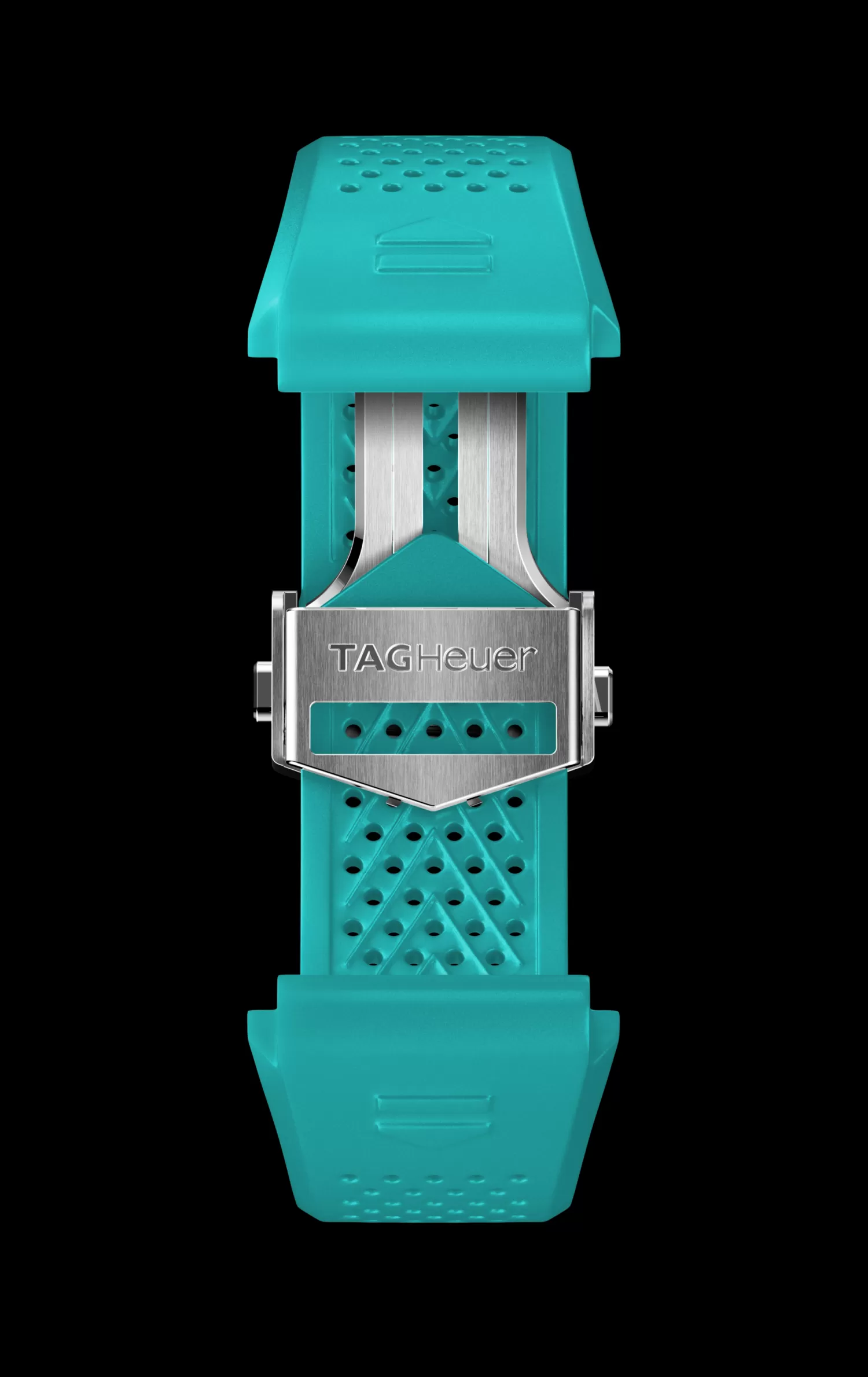 TAG Heuer Accesorios^Light Blue Rubber Strap Calibre E4 45 Mm