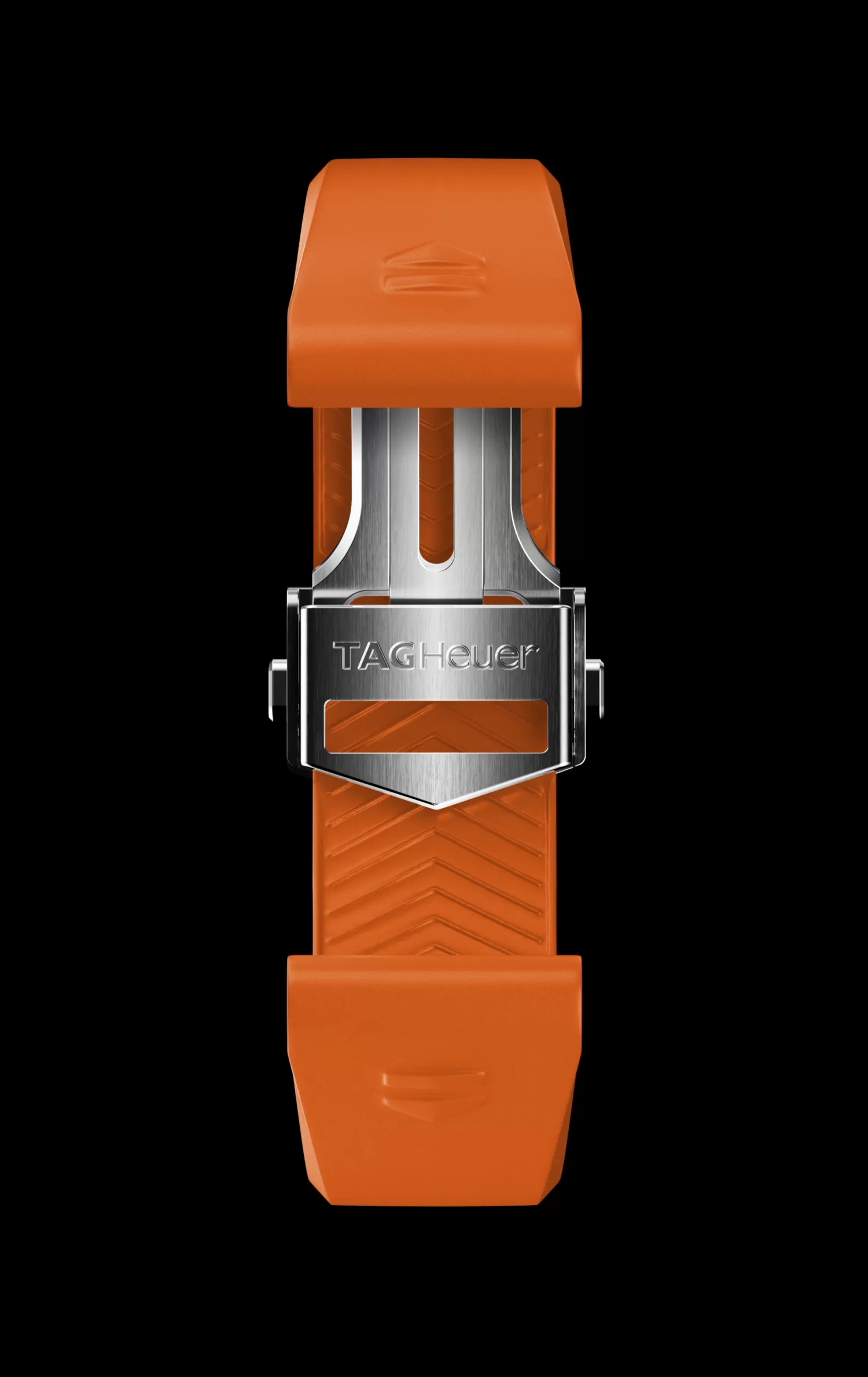 TAG Heuer Accesorios^Orange Rubber Strap Calibre E4 42 Mm