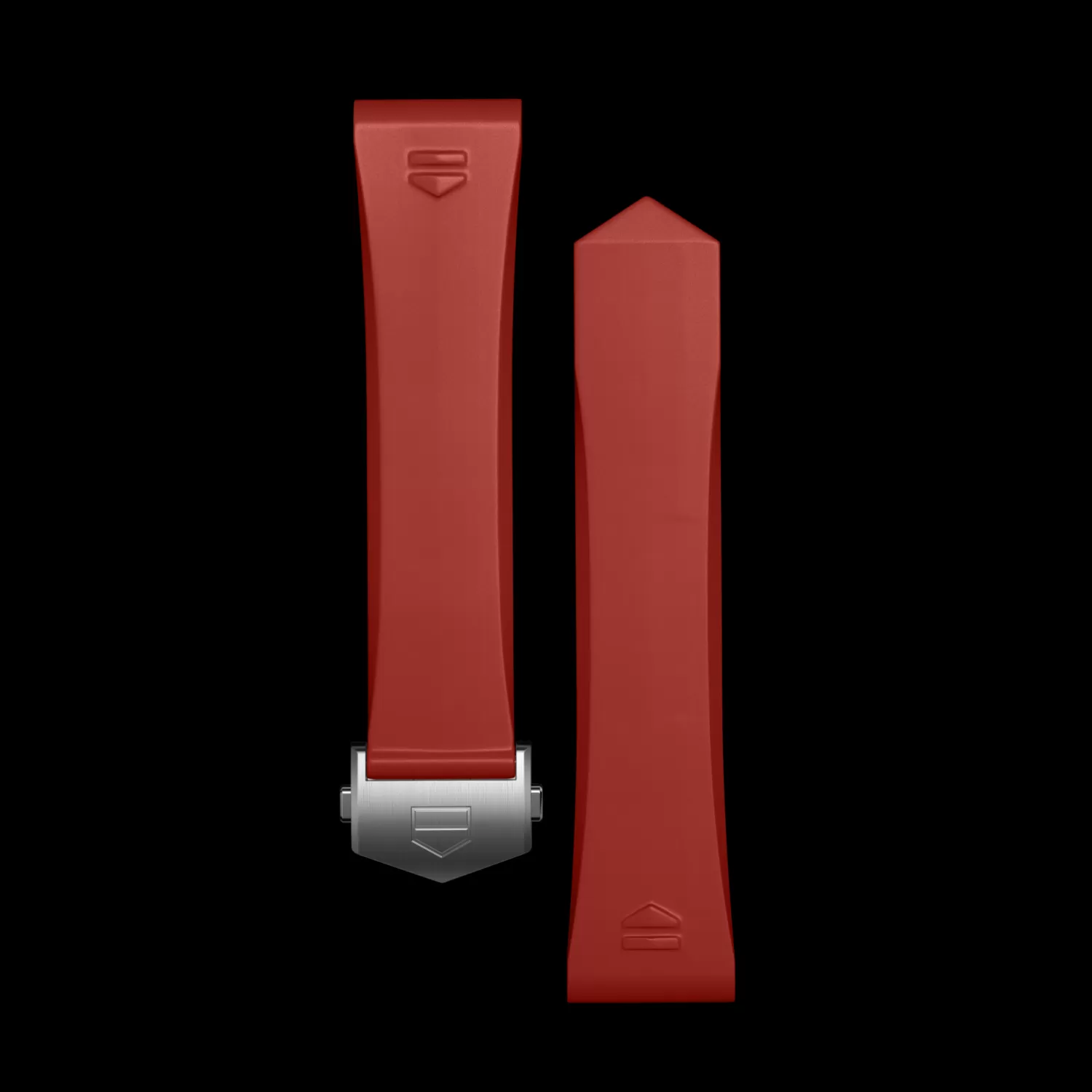 TAG Heuer Accesorios^Red Rubber Strap Calibre E4 42 Mm