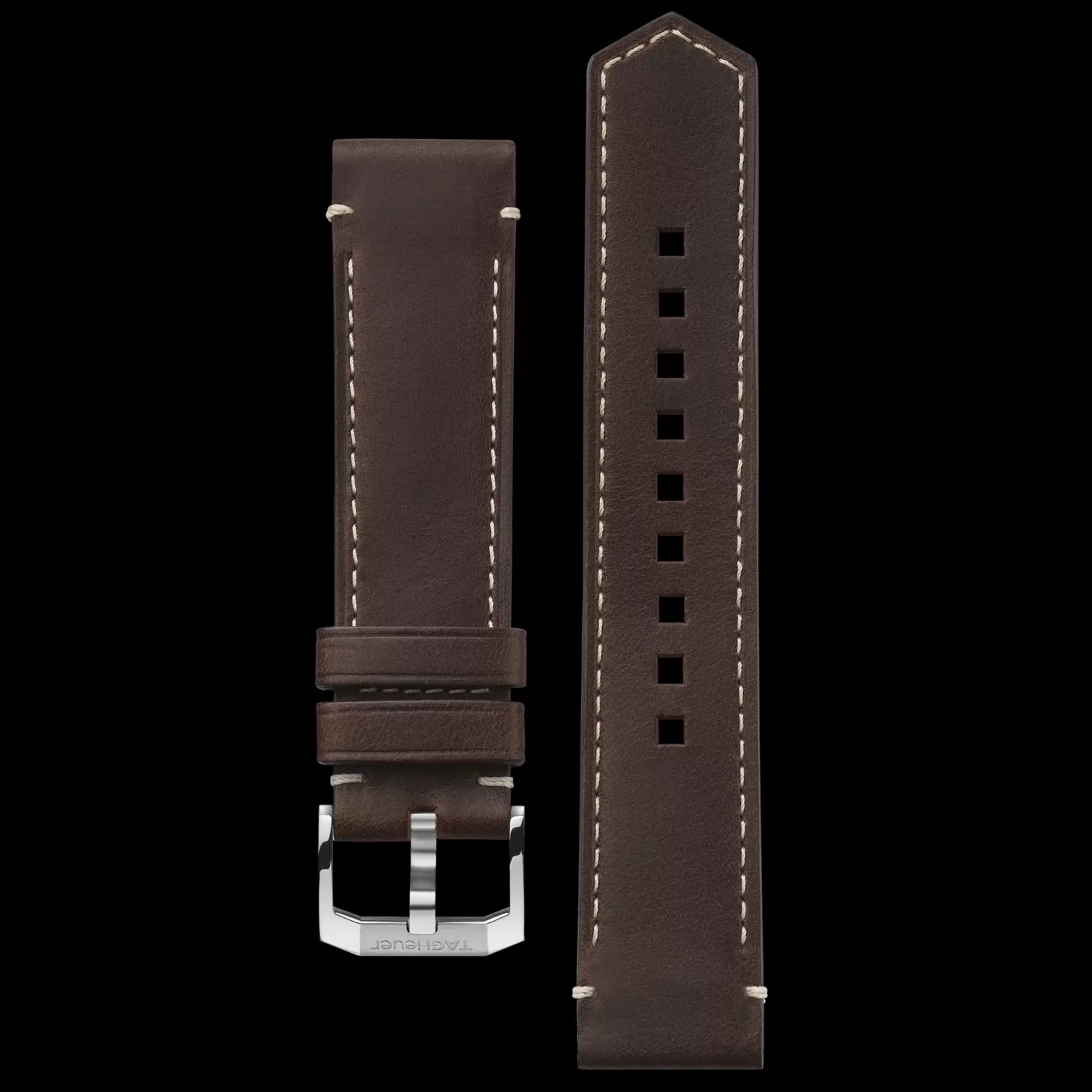 TAG Heuer Accesorios^ Autavia Brown Leather Band