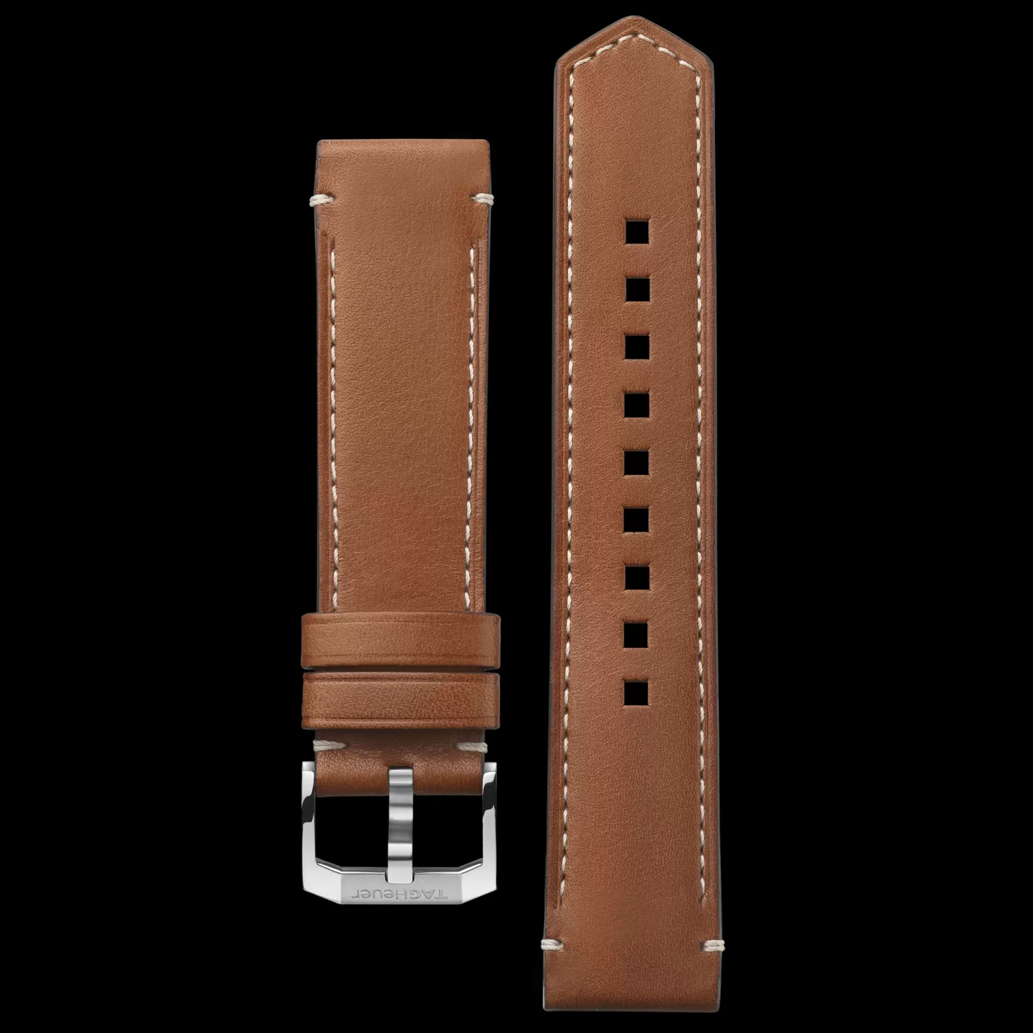 TAG Heuer Accesorios^ Autavia Brown Leather Band